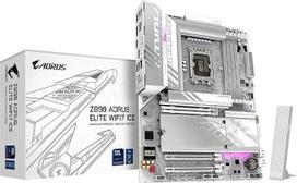 GIGABYTE Z890 AORUS Elite WIFI7 ICE „Intel Core Ultra“ (2 serija) LGA 1851 pagrindinė plokštė, ATX, DDR5, 3x M.2, PCIe 5.0, „Thunderbolt 4“, „WIFI7“, 2,5GbE LAN, „EZ-Latch“