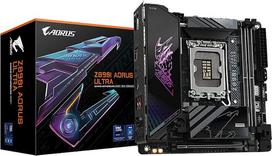 GIGABYTE Z890I AORUS Ultra pagrindinė plokštė – palaiko „Intel Core Ultra“ (2-osios serijos) procesorius, 8+1+2 fazių VRM, iki 8800 MHz DDR5 (OC), 1x PCIe 5.0 + 1x PCIe 4.0, „Wi-Fi 7“, 2,5GbE LAN, „Thunderbolt 4“