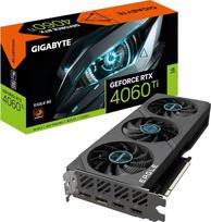 GIGABYTE „GeForce RTX 4060 TI Eagle“ 8GB vaizdo plokštė – 8GB GDDR6, 18Gbps, 128 bitų, PCI-E 4.0, 2x „DisplayPort“ 1.4, 2x HDMI 2.1a, „NVIDIA DLSS 3“, palaiko 4K, „Ada Lovelace“ architektūra, GV-N406TEAGLE-8GD