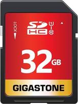 GIGASTONE UHS-I U1 10 klasės 32GB SDHC atminties kortelė iki 80MB/s, skirta "Canon" skaitmeniniams fotoaparatams