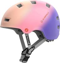 GLAMVILLA Skater šalmas, dviratininko šalmas, itin lengvas miesto šalmas vaikams / moterims / vyrams, reguliuojamas unisex apsauginis šalmas riedlentei, el. paspirtukui, BMX, sveria tik 260 g/270/280 g, Macaron spalva
