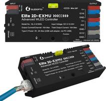 GLEDOPTO ESP32 WLED valdiklis su Ethernet muzikos atsakas UART 20A kištukinis saugiklis LED valdiklis WS2811 WS2812 SK6812 WS2815 Skaitmeninis adresuojamas RGB IC juostelės šviesos (616WL)