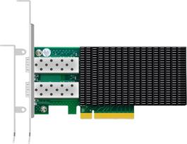 GLOTRENDS ST7337 2 prievadų 25Gb SFP28 Ethernet tinklo kortelė su "Mellanox ConnectX-5" valdikliu, PCIe 3.0 X8 sąsaja, RDMA (RoCE), ne Infiniband