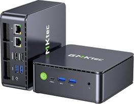 GMKtec G10 mini kompiuteris su „Ryzen 5 3500U“ procesoriumi (pranašesnis už „N150“), 16GB RAM, 512GB SSD, 2,5GbE tinklo plokštė, skirtas biurui ir namams, su galimybe prijungti tris 4K ekranus, „Wi-Fi“, „Bluetooth“, USB-C, DP