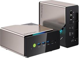 GMKtec EVO-T1 AI mini kompiuteris "Intel Ultra 9 285H", 64G DDR5, 2T M.2 PCIe 4.0 SSD (ne daugiau kaip 128GB + 24TB), 99 stalviršiai, mini žaidimų kompiuteris su "Oculink", dvigubas 2,5G LAN, USB 4.0, keturių ekranų 8K, mini stalinis kompiuteris biurui