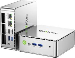 GMKtec G5 „Mini PC“ N97 (pranašesnis už N150/N100/N95), 12-osios kartos „Alder Lake“ procesorius, 12GB DDR5, 256GB kietasis diskas / TF kortelė / USB 3.2 / HDMI*2 – verslui, mokyklai ir biurui skirtas mikro kompiuteris
