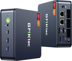 GMKtec M6 Ultra Gaming Mini PC Ryzen 7 7640HS (atnaujintas iš 6600H/6800U), 32GB DDR5 RAM 512GB SSD Dual NIC LAN 2.5GbE Mini kompiuteris biurui ir namams, trigubas 4K ekranas/WiFi 6/USB4/BT5.2/DP/HDMI2.0
