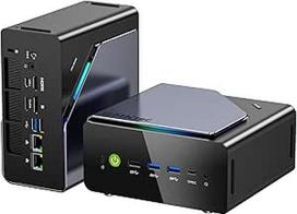 GMKtec mini kompiuteris, K15 "Intel Core Ultra 5 125U" (Turbo 4,3 GHz, 12C/14T) Mikrokompiuteris Iš anksto įdiegtas "11 Pro" 1 TB SSD 32GB dvigubo DDR5 5600 MHz dvigubo LAN 2,5G dvigubo ventiliatoriaus "WiFi" 6 USB-C BT5.2 USB 3.2
