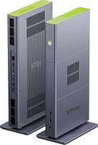 GMKtec X3 AI Mini PC su AMD Ryzen AI Max+ 395 126 Tops | 128GB LPDDR5X 8000 MHz (16GB × 8) 2 TB PCIe 4.0 SSD, 2,5Gb LAN, „Wi-Fi 7“, „Bluetooth 5.4“ ir USB4, „OCuLink“, kortelių skaitytuvas 4.0, 8K ekranas „EVO-X3“