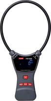 Gnybtinis matuoklis, skaitmeninis srovės matuoklis su lanksčia 300 mm skersmens srovės gnybtu, 0 MA–10000 A. Nuotėkio srovės ir įtampos testeris FR1050E.