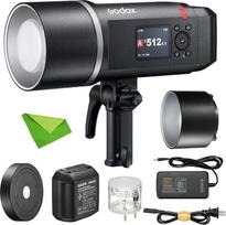 GODOX AD600BM II AD600BMII 600 W studijinis blykstės su „Bowens“ jungtimi, gido skaičius 87, HSS funkcija, įkrovimo trukmė 0,01–1,9 s, 10,8 V / 8940 mAh ličio baterija, 500 blyksnių esant maksimaliam galingumui, Godox AD600BM