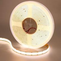 GOMING 24 V, 10 m, dvieilė COB LED juosta, natūrali balta, 4000 K, 20 000 lm
