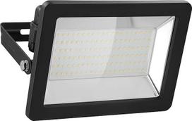 goobay 53876 LED lauko prožektorius 100 W / Lauko prožektorius IP65 / Neutrali balta šviesa 8500 lm / LED prožektorius sieninis / IP65 sodo prožektorius / Juodas