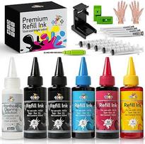 GOODTINTAS "Canon PG-540 CL-541 PG-560 CL-561 540XL 541XL 560XL 561XL PG40 50 CL41 51 pildymo rinkinys, skirtas "Canon PG-540 CL-541 PG-560 CL-561 540XL 541XL 560XL 561XL PG40 50 CL41 51", įskaitant 500 ml rašalo + priedus + 50 ml valymo galvutę