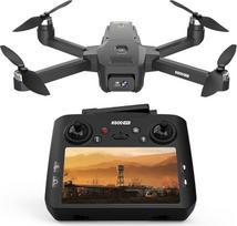 GPS dronas su 4,5 colių HD ekranu, EIS kamera, „Follow Me“ funkcija, modulinė baterija | „AI Track&Orbit“, gestų ir gravitacijos valdymas, aukščio palaikymas, automatinis grįžimas, EIS kamera. Skirtas suaugusiems ir pradedantiesiems