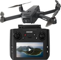 GPS dronas su EIS 1080P kamera, 4,5 colių FPV ekranu, 5 GHz perdavimu, sulankstomas dronas su bešepetės varikliu, automatiniu grįžimu, „Follow Me“ funkcija, skirtas suaugusiems, vaikams ir pradedantiesiems, sveria mažiau nei 249 g