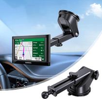 GPS laikiklis automobiliui, tvirtinamas prie priekinio stiklo, patikimas, juodos spalvos