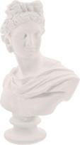 Graikų klasikinės stiliaus „Apollo“ galvos biusto statulėlės kopija, deivės statulėlė, romėnų statulėlė, mitologinė skulptūra, figūra, skirta eskizams, modeliams, meniniam piešimui, pagaminta iš dervos, namų dekoracijai