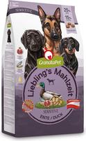GranataPet Liebling's Mahlzeit Duck Sensitive, 1,8 kg, sausas maistas šunims, maistas šunims be grūdų ir cukraus priedų, visavertis maistas