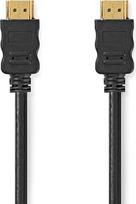Greitaeigis HDMI kabelis su Ethernet – HDMI kištukas – HDMI kištukas – 4K @ 60 Hz – ARC – 18Gbps – 0,50 m – apvalus – PVC – juodas – etiketė