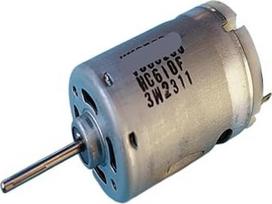 Greitaeigis mikromotoras su anglies šepetėliais, 545, 12 V, 25 600 aps/min, didelis sukimo momentas