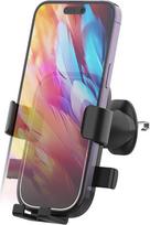 GRIFEMA Automobilinis telefono laikiklis, automatinis spaustukas, 360 laipsnių pasukimas, valdymas viena ranka, universalus automobilinis laikiklis, suderinamas su "iPhone 16 15 14", "Samsung Galaxy S25", 4,7-7 colių išmaniaisiais telefonais