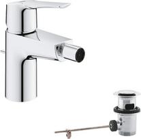 GROHE Start 32560002 vienos rankenėlės bidė maišytuvas (taupantis vandenį, patvarus paviršius, montavimas per vieną skylę), chromuotas
