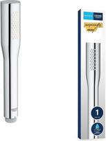 GROHE Vitalio Get, vandens taupymo dušo galvutė (universali jungtis, tinkanti standartiniams dušo žarnelėms, tinka momentiniams vandens šildytuvams, apsauga nuo kalkių susidarymo), chromuota, 27458000
