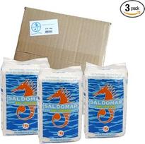 Grubioji jūros druska, „Saldomar“, joduota, 3 vnt. pakuotė, 3 x 1 kg, iš Portugalijos