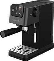 GRUNDIG KSM 4330 Portafilterio aparatas su pieno putojimo antgaliu, espreso aparatas, skirtas maltai kavai, nuimamas vandens rezervuaras, jutiklinis ekranas, 1628 W galia, atminties funkcija, juodas