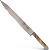 GÜDE Solingen Kaltinis peilis kumpiui, 26 cm, statinės ąžuolo mediena, "Alpha Barrel Oak", drožinėjimo peilis, dvigubo kirpimo, rankų darbo, Vokietija