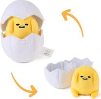 GUND Sanrio „Gudetama“ – „Lazy Egg“ minkštas žaislas, „Gudetama“ kiaušinio lukšto formos pliušinis žaislas, skirtas vaikams nuo 1 metų, 12,7 cm