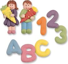 Günthart 96 Günthart cukraus figūrėlės grįžimui į mokyklą, Pirmosios mokyklos dienos figūrėlės, Pirmosios mokyklos dienos tortas