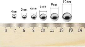 Guolių rutulių atsarginės dalys, 4 mm – 10 mm dviračių rutuliniai guoliai, naujausi plieniniai rutuliai su nuolaida, 1 kg, 6 mm