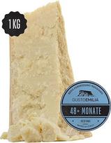 GUSTOEMILIA Berg-Parmigiano Reggiano sūris, brandintas 48 mėnesius - idealiai tinka makaronams, duonai, salotoms, užkandžiams ir vaisiams - itališkas brandintas parmezano sūris 2,2 lb (1 kg)