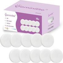 GX53 LED lemputė, šilta balta, 3000 K, 6 W, 540 lm, 10 vnt. | Pakeičia 50 W halogeninę lempą, 120°, CRI > 80, nereguliuojamas apšvietimas, LED GX53 įleidžiamieji šviestuvai spintelių apšvietimui virtuvėje, svetainėje, biure