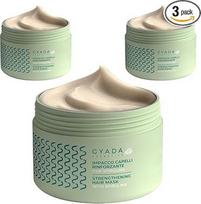 GYADA COSMETICS, 3 x 250 ml Spirulina stiprinantis plaukų slinkimą Dvigubo galiuko plaukų pakuotė, tinkanti trapiems plaukams su avižomis ir ženšeniu