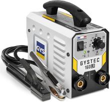 GYS, GYSTEC 180 LA su dengtu elektrodu suvirinimo aparatas, 180 A, vienfazis, 230 V (MMA), TIG, nuolatinė srovė, „Lift Arc Force“, „Anti Ticking“, „Hot Start“, su dėklu, elektrodų laikikliu ir įžeminimo kabeliu