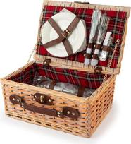 H&h Cestino Picnic Tartan CM36x26xH16
