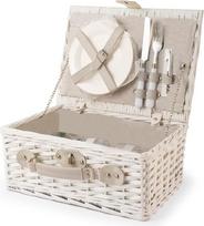 H&h Cestino Picnic Bianco CM36x26xH16