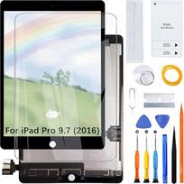 H&LYCYJ Display Bildschirm für iPad Pro 9.7 (2016) A1673 A1674 A1675 LCD Bildschirm Ersatz Assembly with kit (schwarz)