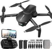 H867 dronas su 4K kamera, skirtas suaugusiems ir pradedantiesiems, bešepetis variklis, 36 minučių skrydžio trukmė (2 baterijos), 360° apsukimas, pozicionavimas pagal optinį srautą, sulankstomas kvadkopteris (juodas) (standartinis)