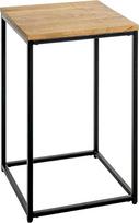 HAKU šoninis staliukas ąžuolo masyvo metalas juodas kavos staliukas sofos staliukas Matmenys W 35 x H 60 x D 35 cm Stilius: Modernus