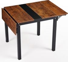 HAUSPROFI valgomojo stalas, išsiskleidžiantis virtuvės stalas, 120 x 78 x 75 cm, valgomojo stalas 4 asmenims, svetainės stalas, valgomojo ir virtuvės stalas, pramoninio dizaino