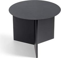 HAY „Slit Table“ apvalus šoninis staliukas, juodas / aukštis 35,5 cm / skersmuo 45 cm
