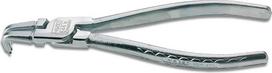 HAZET 1846B-4 310 mm žiedinių spaustukų replės – chromuotos / plieno pilkos spalvos | Chromo-vanadžio plienas, chromuotas, plieno pilkos spalvos antgalis, DIN 5256 D forma, ilgis 310 mm, 400 g, ilgis: 310 mm, skirtos vidinėms saugiklėms