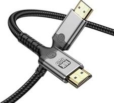 HDMI 2.2/2.1 kabelis 16K @ 60Hz 8K @ 240Hz 4K @ 480Hz 96Gbit/s didelės spartos, HDMI kabelis 2.2 Ultra HD palaikymas Dolby Vision VRR eARC HDR 10+ HDCP Suderinamas su PS5/TV/žaidimų kompiuteriu/monitoriumi/projektoriumi