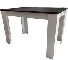 HDmirrorR Birsppy Baldai SD Valgomasis stalas Virtuvės stalas Juodai baltas Hilde 110 x 70 cm