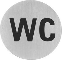 Hendi Lipnus WC durų ženklas iš nerūdijančio plieno, 75 mm skersmens - 663622