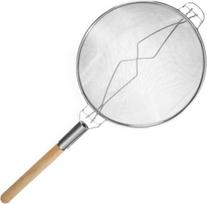 Hendi Profesionalus sietas su dvigubomis akutėmis plieninis sietas 360 mm skersmens - 639023